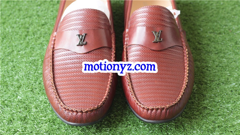 Men Brand Leather Shoes Brown